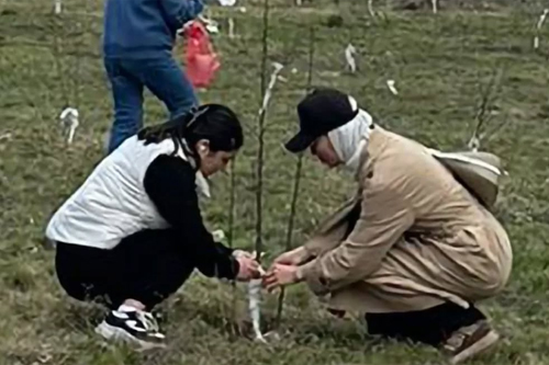 «Самал» саябағында алма бағын жылы мезгілге дайындау бойынша қалалық акция